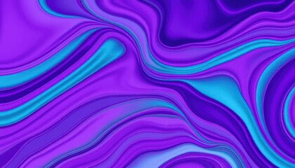 Obraz premium Abstract Purple and Blue Swirls: A Vibrant and Colorful Graphic Design
