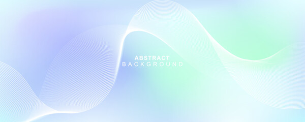 Elegant blue abstract lines on white background, great for corporate presentations, tech flyers, or professional templates.