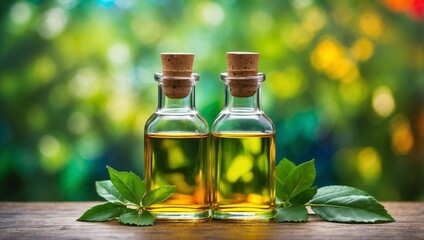 Botanical Oils Glow in Colorful Haze
