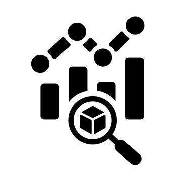 Data analysist icon vector editbale