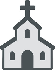 white church icon