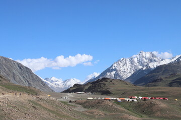 high mountain landscape
