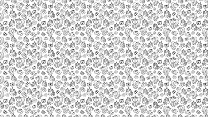 Seamless Pattern With Unicorns Crowns