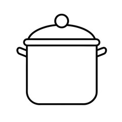 cooking pot vector illustration