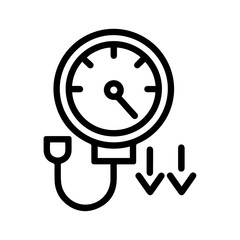 vector illustration of a clock on white background