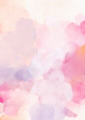 Obraz premium abstract pink pastel watercolor background