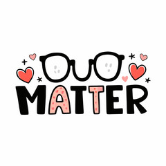  typography design of matter