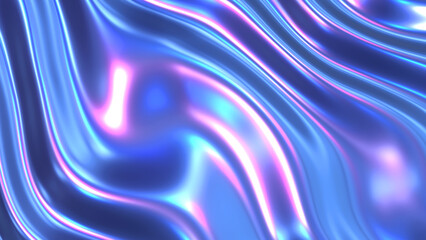 Purple blue shiny metallic background, lustrous chrome metal pattern texture, silky liquid metallic waves.