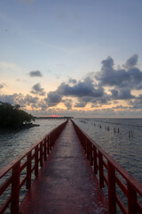 Fototapeta premium Mornings at the Dolphin Viewpoint are quiet and breathtaking.