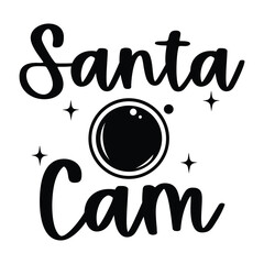 Santa Cam SVG Art & Illustration