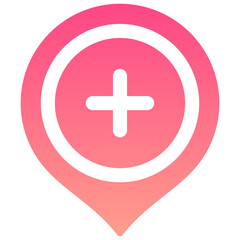 Obraz premium Add Location Icon
