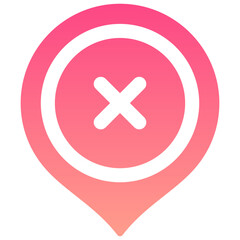 Obraz premium Wrong Icon