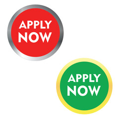 Apply Now Button Vector – Flat & Clickable Call-to-Action Design for Jobs, Admissions, and Scholarships