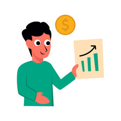 people character business flat vector illustration