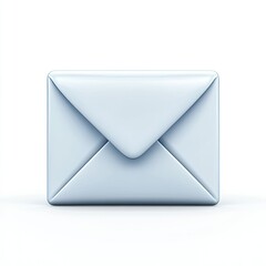 Smooth and Modern 3D Email Envelope Icon Design for Digital Communication and Marketing Purposes