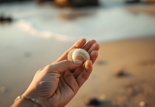 seashell on the beach