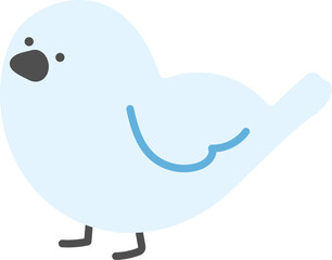 파랑새 일러스트