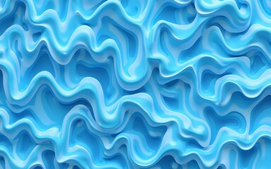 Fototapeta premium trendy fashionable blue wave seamless abstract pattern background. High quality