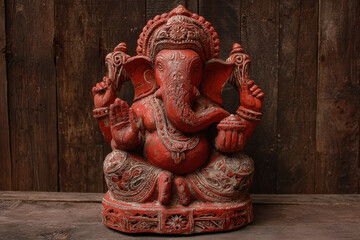 ganesh chaturthi concept beautiful statue of lord ganesha