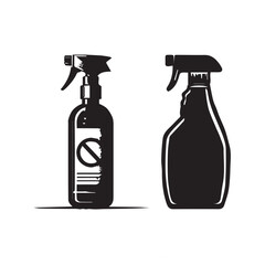 Amber Spray Bottle – Silhouette Vector

Spray Bottle Mockup – Black and White Illustration

Silhouette of Cosmetic Spray Bottle – Vector Art