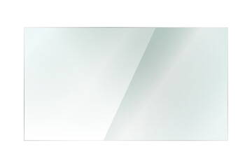 transparent glass panel