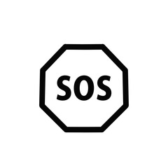 緊急SOSアイコン / Emergency SOS Icon