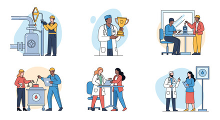 Inspiring achievement scientific innovation and industrial engineering collaboration in modern workplace