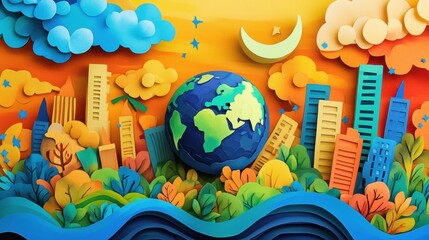 World Bicycle Day Background with Copy Space for an Eco-Friendly Concept space, Eco
