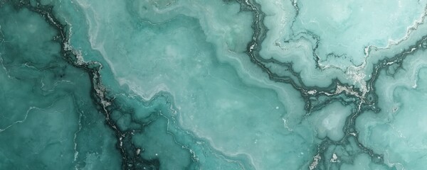 Vibrant abstract artwork with textured surface, rich hues. Gradient background transitions from light to dark, creating depth. Teal, brown colors reminiscent of autumnal landscape cloudy sky.