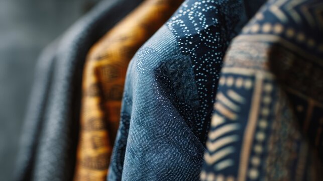 Luxurious batik fabrics weave cultural narratives, blending Indonesian artistry with cosmic polka dance, ideal for Batik Day celebrations