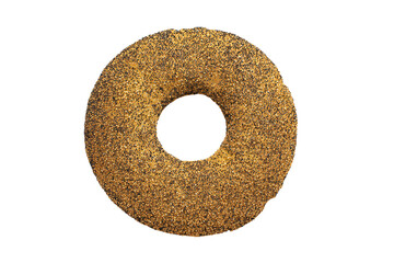 a donut with a hole in the middle of it