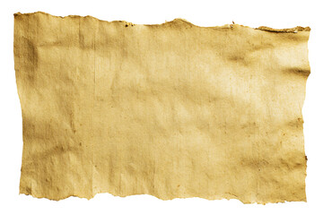 a piece of paper with a torn edge