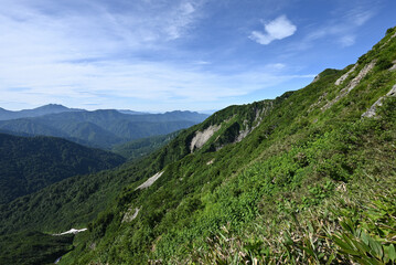Climbing Mount Amakazari, Niigata, Japan