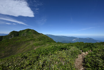 Climbing Mount Amakazari, Niigata, Japan