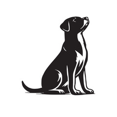Dog Silhouette – Vector Illustration

Pet Dog Icon – Black and White Art

Standing Dog – Silhouette Vector Design  
