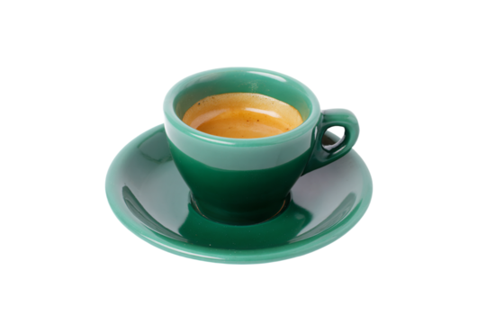 a cup of coffee on a saucer