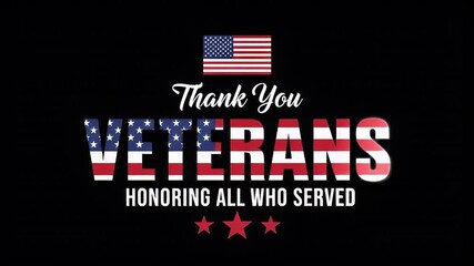 American Flag Veterans Day Tribute Honoring All Who Served Graphic Design