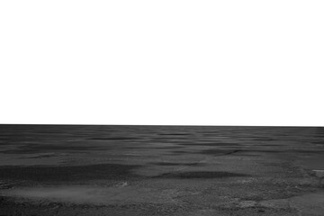  low-angle shot depicts a dark, flat expanse, possibly a lunar or planetary surface, subtly...
