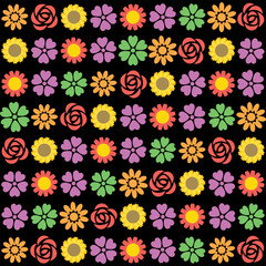 Florar Vektor. Abstract Floral Background Design with Artistic Botanical Elements