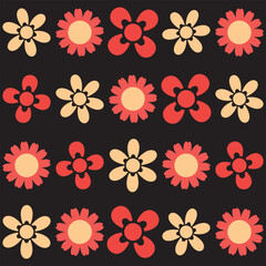 Florar Vektor. Abstract Floral Background Design with Artistic Botanical Elements