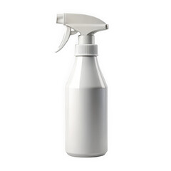 White spray bottle designed for household cleaning with a simple, modern appearance against a neutral background.