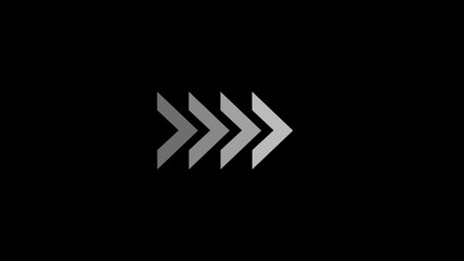 Abstract arrows pointing right representing direction progress forward movement and navigation