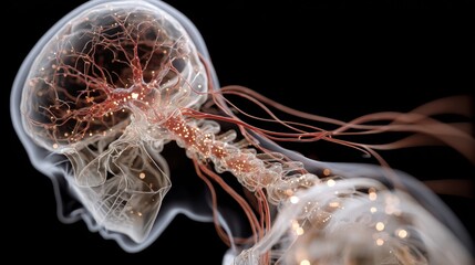 Fototapeta premium It refers to how much data the brain can temporarily store and work with during tasks requiring attention and reasoning. 