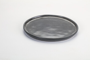 Empty clean color plate dishware