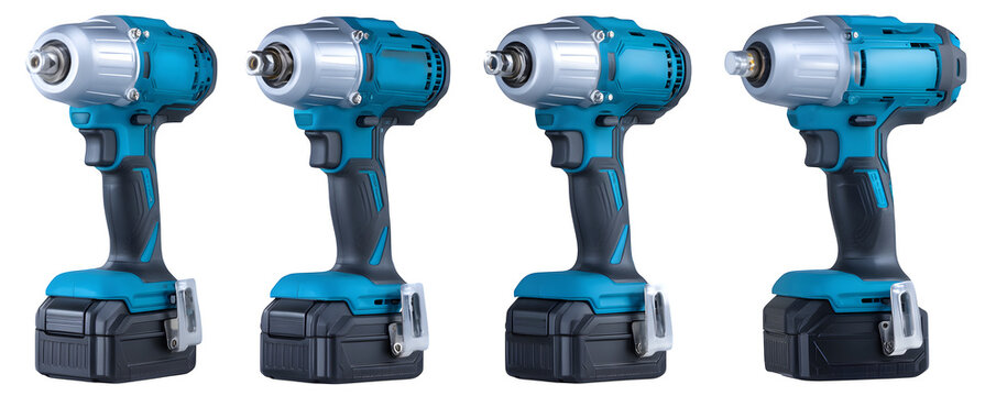 Cordless Electric Impact Drill Set High Torque Brushless Power Tools for Construction and DIY
