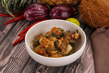 Prawn with vegetables and oyster sauce