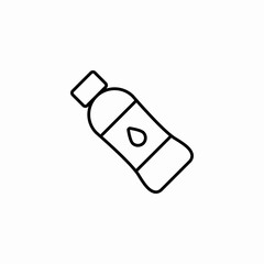 water bottle drink icon sign vector