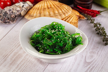 Japanese Chuka Wakame with sesame seeds