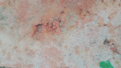 Gritty Pink and Green Abstract Texture Distressed Grunge Surface, Aged Concrete Background