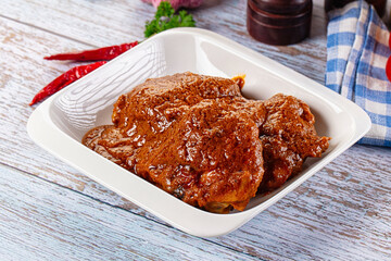 Indian chicken thights tikka massala